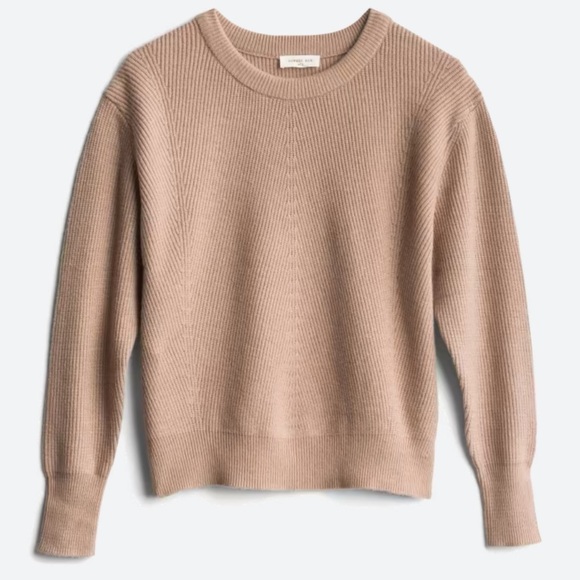 SOPHIE RUE Taupe Textured Pullover Sweater Size S - Picture 2 of 9